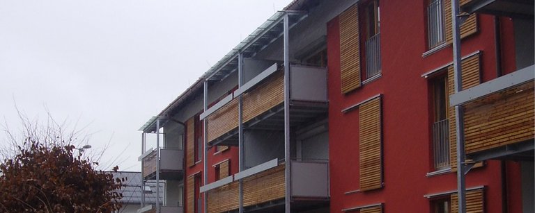 Impression der Sanierung eines Wohnhauses des SSW in Oberstdorf - ein Projekt der Knecht Ingenieure GmbH