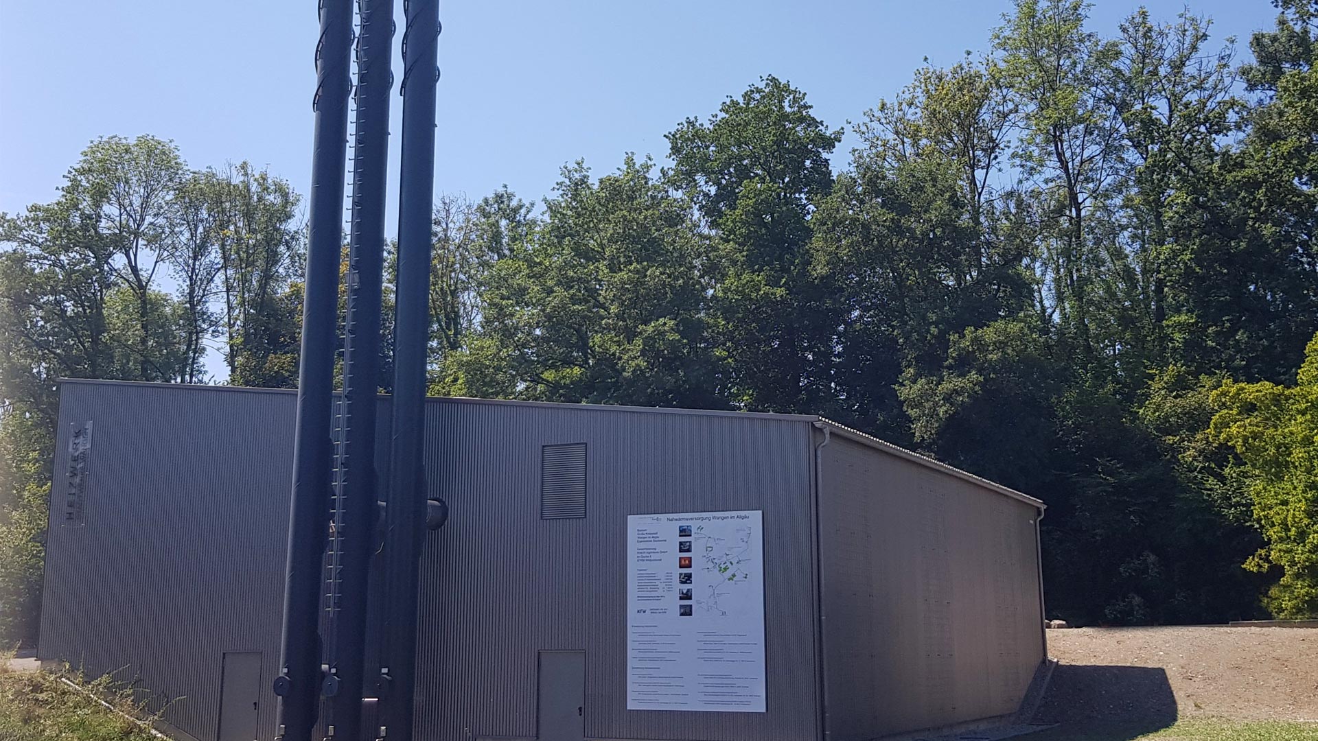 Impression des Nahwärmeausbaus in Wangen im Allgäu - ein Projekt der Knecht Ingenieure GmbH