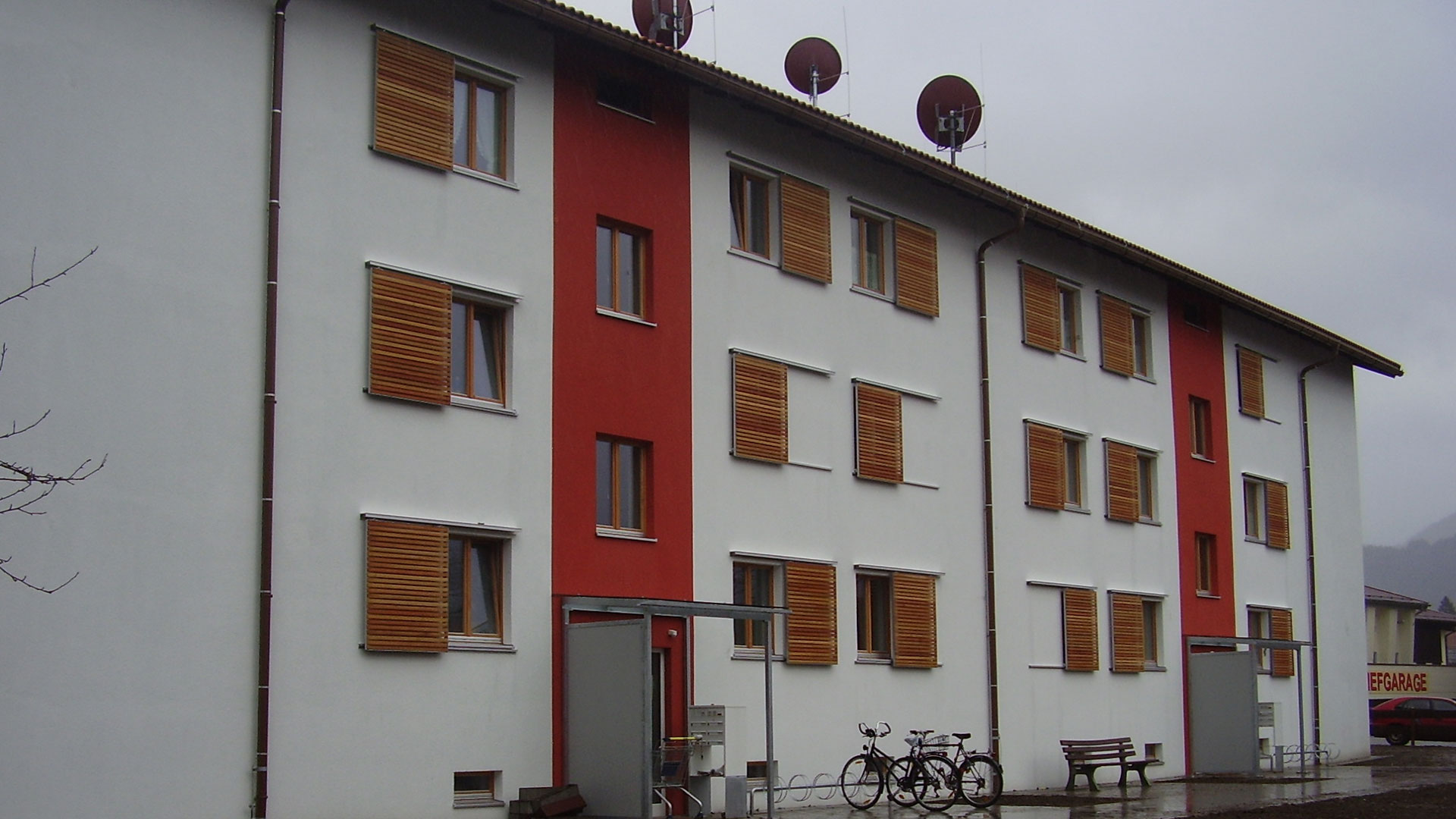Impression der Sanierung eines Wohnhauses des SSW in Oberstdorf - ein Projekt der Knecht Ingenieure GmbH